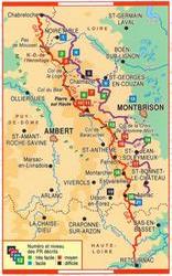  carte Les Monts du Forez 